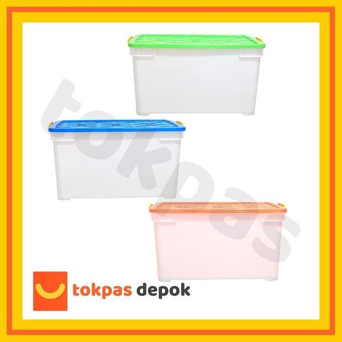 Box Container Shinpo 126 Cb 195 Ekstra / Kotak Penyimpanan Serbaguna Plastik Hijau Space  Box Wadah 