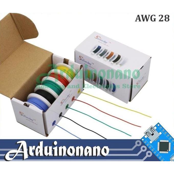 Kabel cable tunggal AWG 28 AWG28 28AWG 1 roll 32M