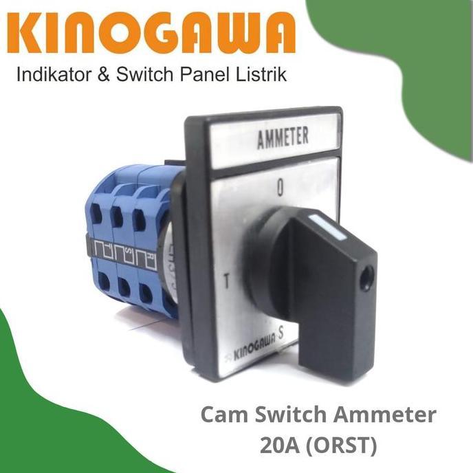 Cam Switch Ampere Selector 4 Posisi Ampere Switch - Ammeter - KINOGAWA