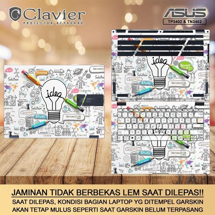 Cover Garskin Laptop Asus VivoBook S 14 Flip TP3402 TP3402V TP3402VA