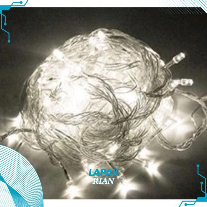 Terbaru Lampu Tumbler Hias Natal 10 Meter LED 50 Pcs Viral