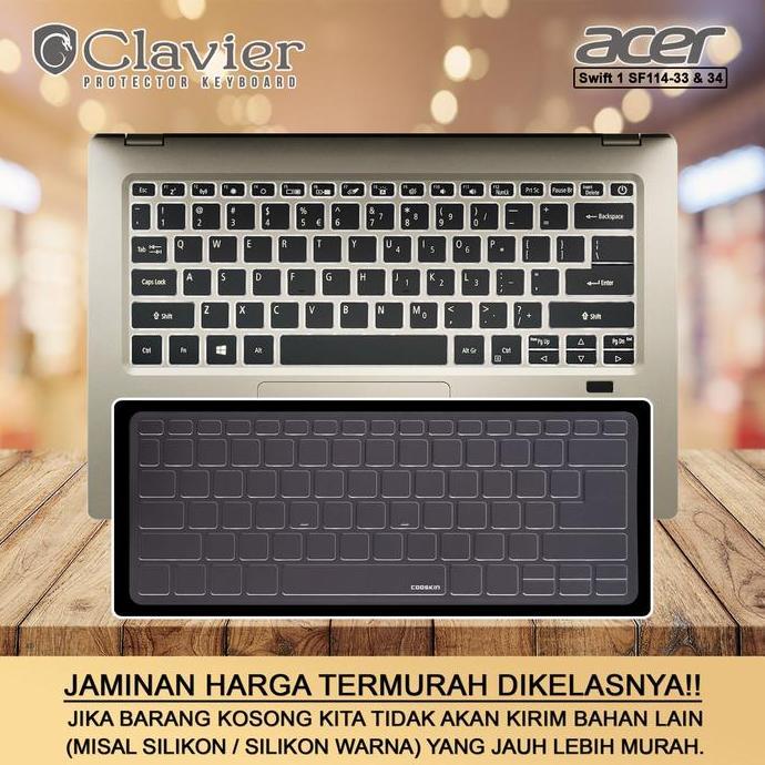 Keyboard Protector Cover Acer Swift 1 Fresh SF114-34-P2VU P3ZB Cooskin