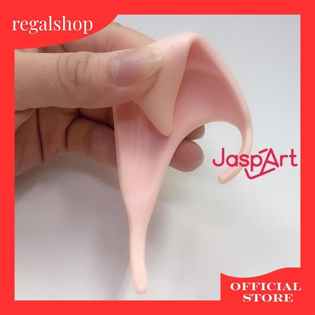 Telinga Palsu Elf Ear Telinga Peri Cosplay Mainan Halloween Knitterr Bahan Silikon Elastis Cosplay C