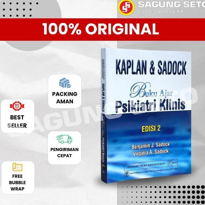 BEBAS ONGKIR - BUKU AJAR PSIKIATRI KLINIS ED2 KAPLAN DAN SADOK