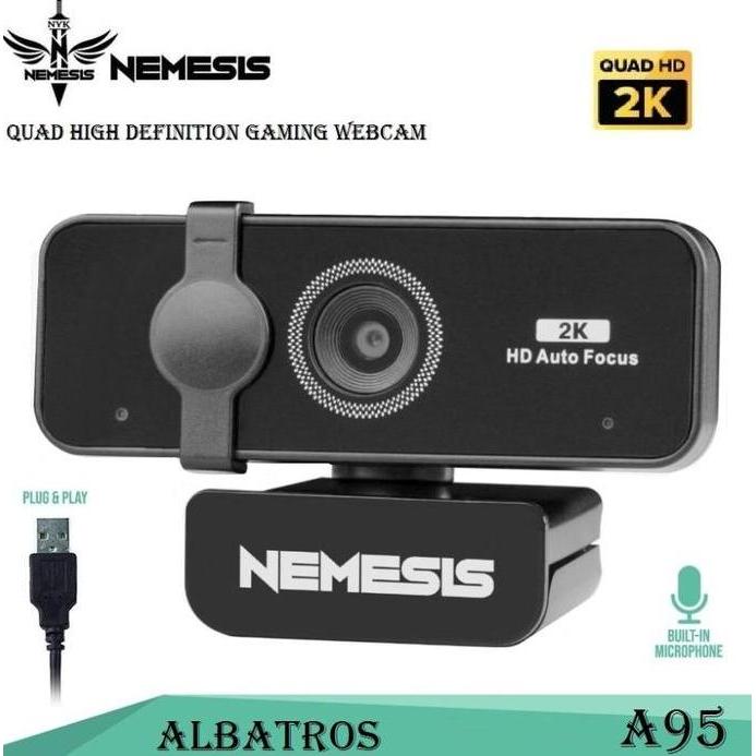 Webcam NYK NEMESIS A95 ALBATROS - Hitam