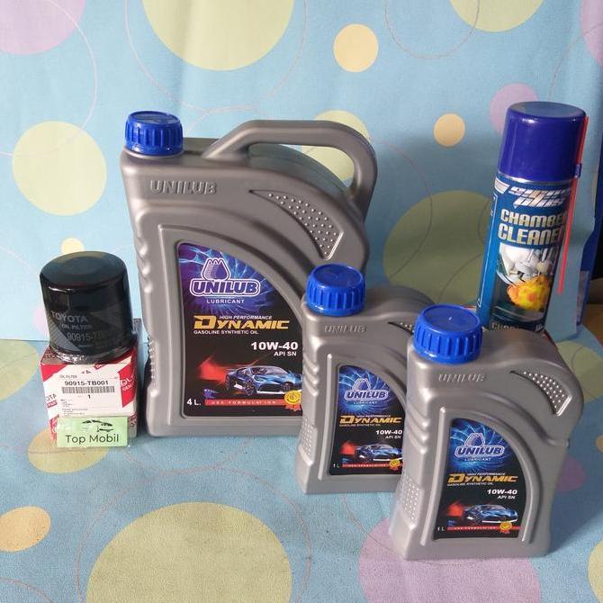 ALABASTER Paket oli mesin Unilub 10W-40 Innova Fortuner Hilux Bensin 6L (5)
