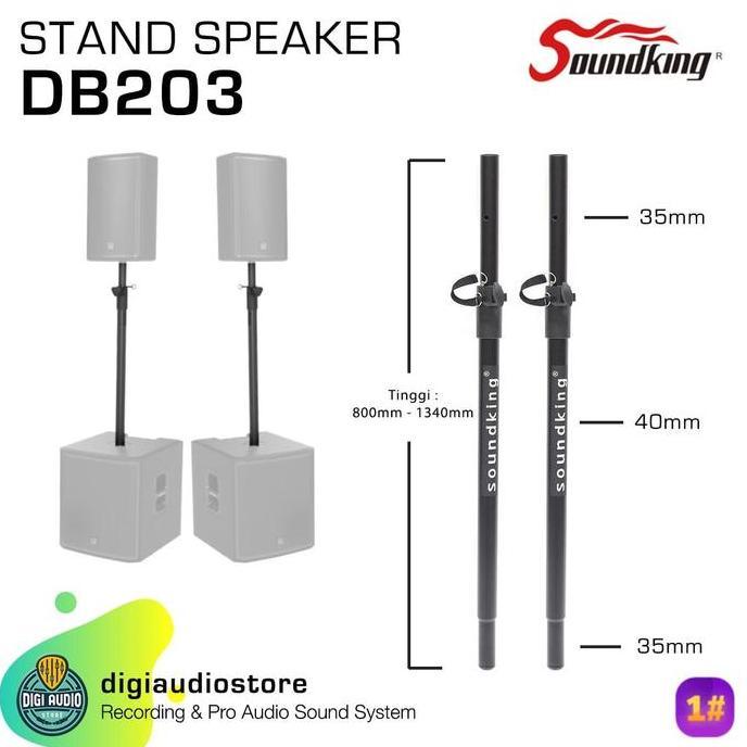 TERBARU - Tiang Speaker - Stand Speaker Subwoofer ke speaker Satelit Sounking