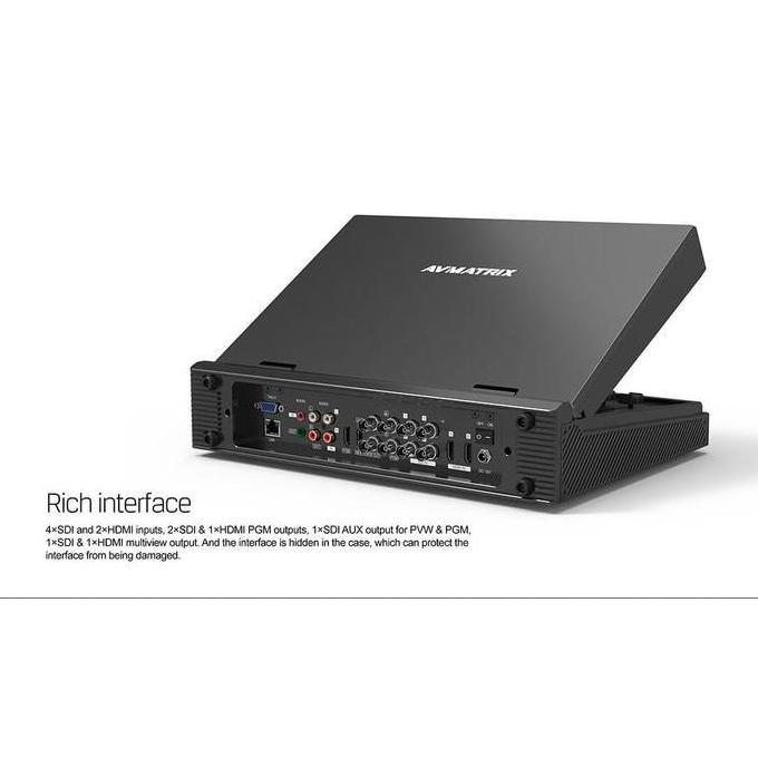 AVMatrix PVS0613U Portable 6-Ch Multi-format Video Switcher