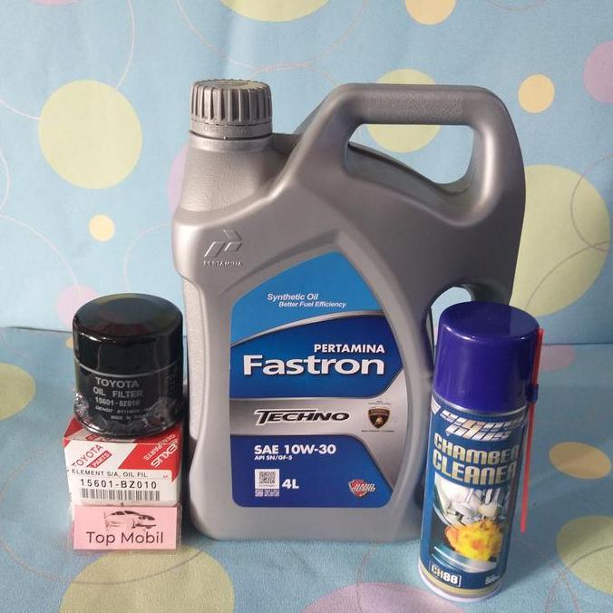 CHALK Paket oli Fastron Techno 10W-30 Agya Ayla Taruna Feroza Cayla Sigra (3