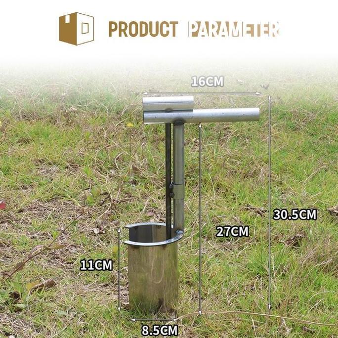 YOUEI Alat Penanam Umbi Taman/Penyebar Tabur Baja Karbon/Transplanter Padi Gagang Panjang/Peralatan 