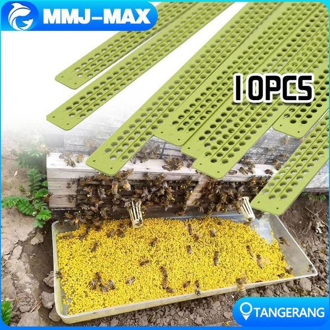 YOUEI 10PCS Alat Pollen Bee/Alat Ternak Lebah Pollen Trap Peternakan Lebah