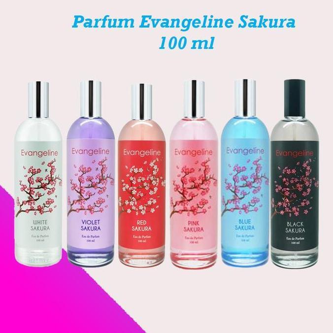 New- EVANGELINE PARFUM EDT 100ML SAKURA - PARFUM EVANGELINE SAKURA