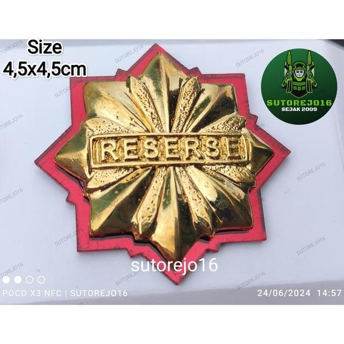 lencana pin kecil pdh reskrim