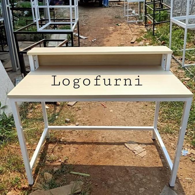 Meja Laptop / Meja Kerja / Meja Belajar Sekat