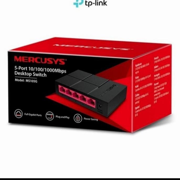 Swithub Gigabyte 5 port /Swithub mercusys Ms105G