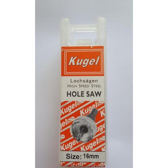 KUGEL Hole saw HSS 16 mm - Mata Bor Besi 16 mm Original HOLE SAW ASLI KUGEL