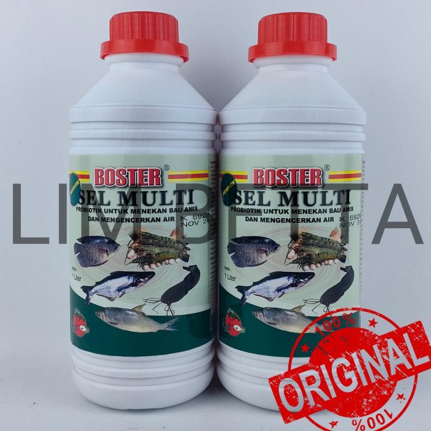 Boster Sel Multi 1 Liter Probiotik Cair Ikan Dan Udang