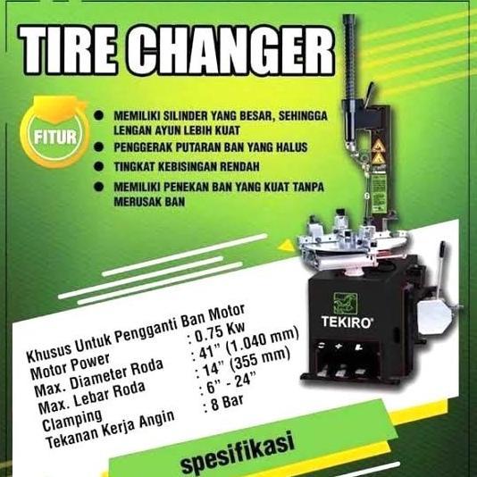 Tire Changer / Alat Bukaan Ban Motor Mobil TEKIRO / Pembuka Ban ORI DT TEKIRO