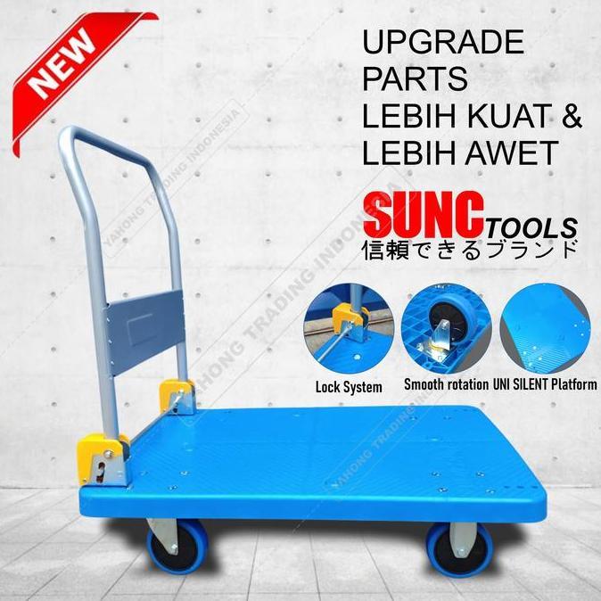 Troli Lipat Plastik Trolli Barang Trolley Serbaguna 300Kg Sunc Tools