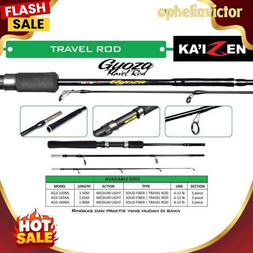 Diskon Rod Spinning Kaizen Gyoza Travel Rod