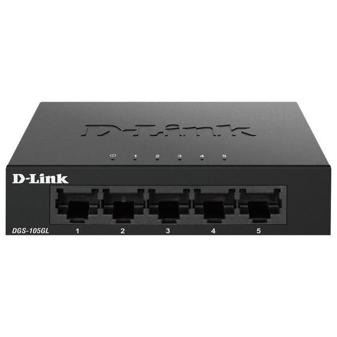 D-LINK DGS-105 , 5 Port Gigabit Metal Case