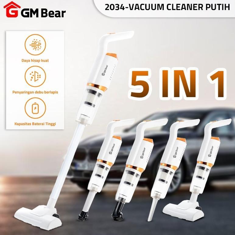 GM Bear Vacuum Cleaner Penyedot Debu Cordless 5 IN 1 2034 - Vacum Cleaner Penyedot Debu Karpet dan K