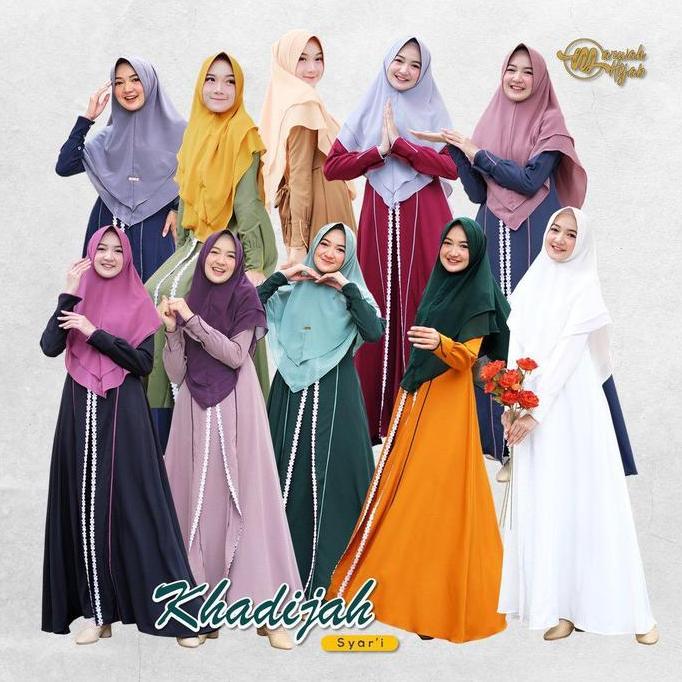 Khadijah Syar'i by Marwah Hijab Terlaris