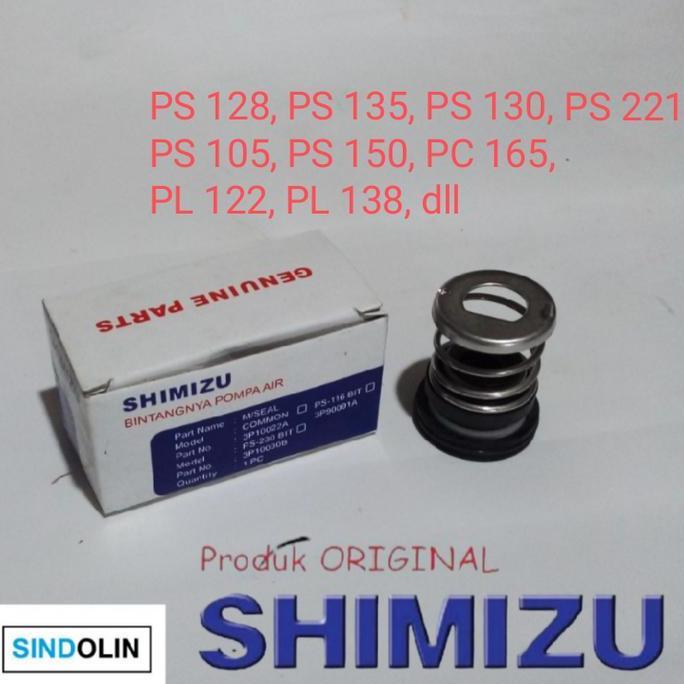 Seal / Sil Pompa Air Shimizu Ps128Bit / Ps 128 Bit / Ps128 / 128Bit Restock