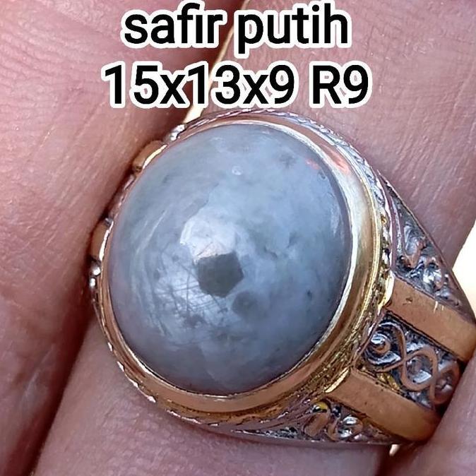 batu white sapphire/blue safir/batu biduri bulan /batu safir putih