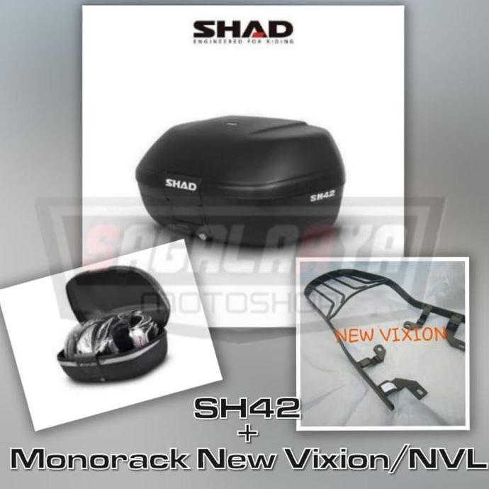 Box Shad 42 Sh42 Monorack Yamaha New Vixion Nvl Vixion Nva Statis Best Seller