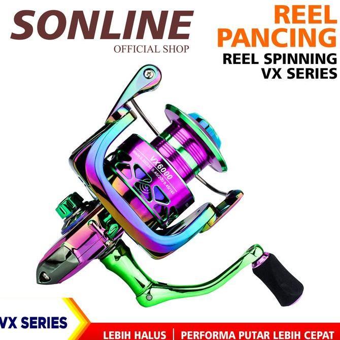Urg.sanvers - SONLINE VX Series Reel Pancing Full Besi | Spinning Reel Laut Kuat Anti Karat