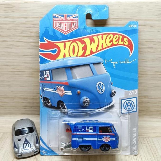 Hot wheels Volkswagen kool kombi biru urban outlaw
