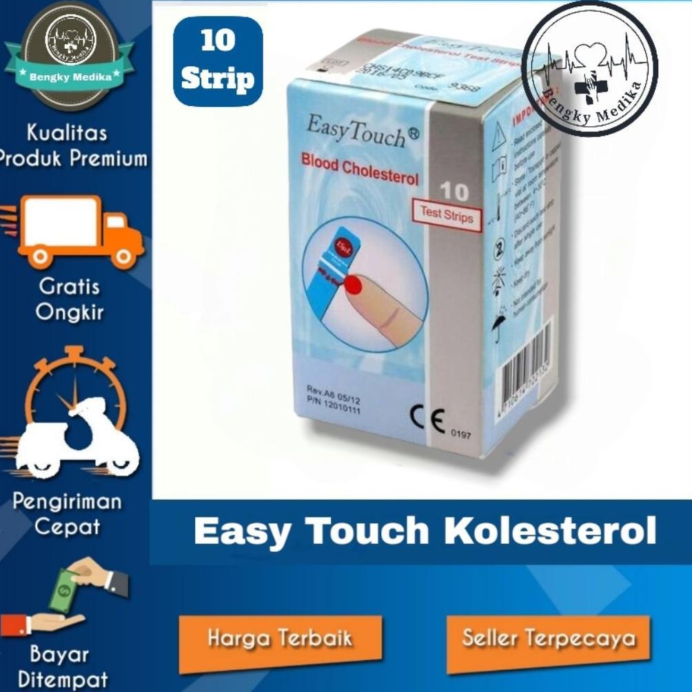 Strip EASY TOUCH Kolesterol  Refill Easy Touch Kolesterol  Strip ET Kolesterol