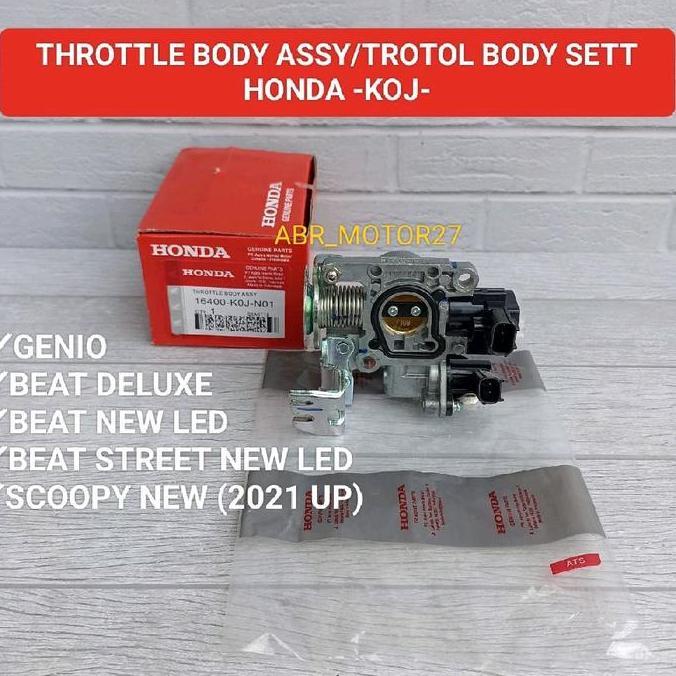 Throttle Body Assy (Koj) Trotol Body Genio/Beat New Led/Scoopy New 2021/Beat Deluxe/Beat Street Led