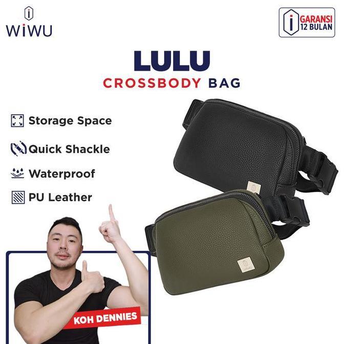 (WiWU X KOH DENNIES) Wiwu Lulu Crossbody Bag Sling Pouch Selempang Pria Wanita
