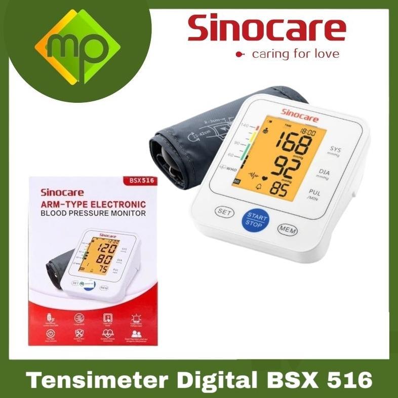 Tensimeter Digital Sinocare BSX 516  Tensi Digital Sinocare  Alat Ukur Tekanan Darah Digital