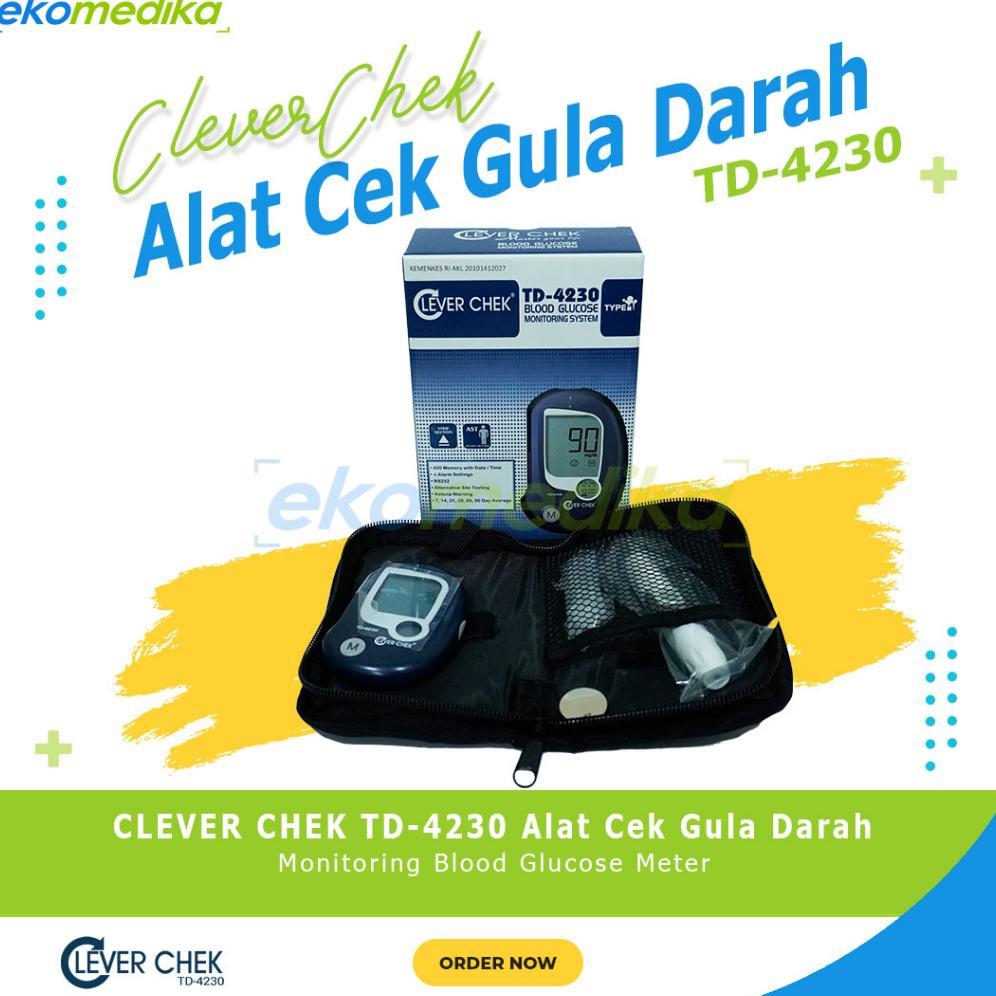 Alat Cek Gula Darah CLEVER CHEK TD 4230 Blood Glucose Monitoring System