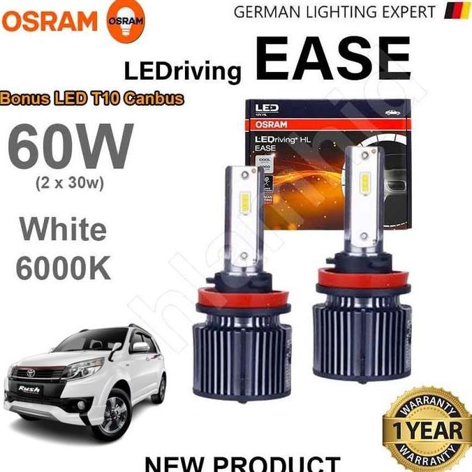 Lampu LED RUSH TERIOS 2006-2017 Osram EASE LEDriving 54W 6000K Bohlam Mobil
