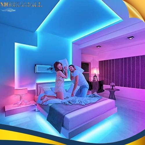 Viral [3528 10M] Lampu Led Strip Rgb 16 Warna Remote Tiktok Warna Warni Lampu Kamar Dinding