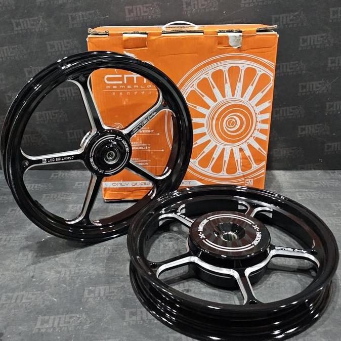 VELG VELEK CMG HONDA VARIO 125 150 160 CBS XMODE X MODE 505 R14 P5 HITAM ORIGINAL DAN TERPERCAYA