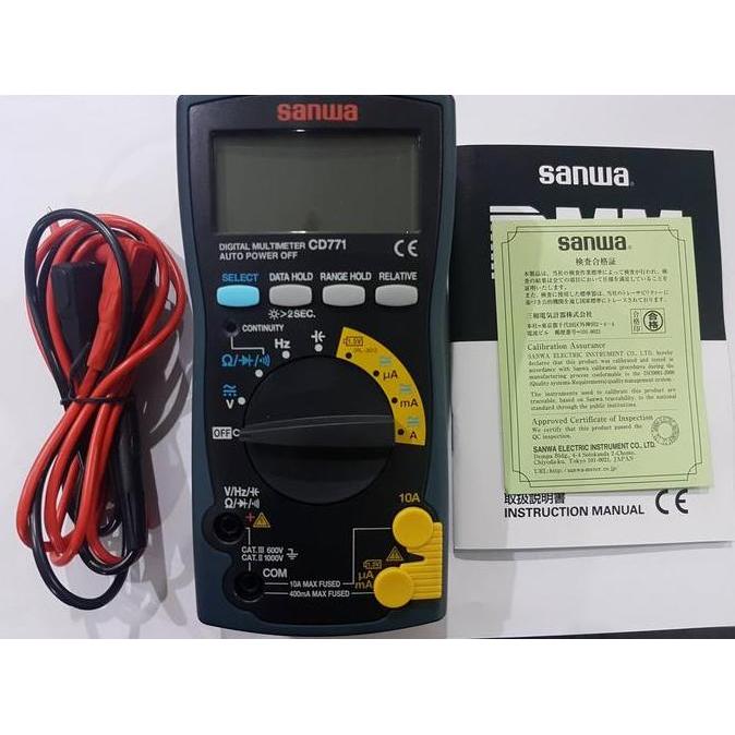 Avometer Cd771 / Multimeter Digital Sanwa Cd771 / Cd-771 / Cd 771