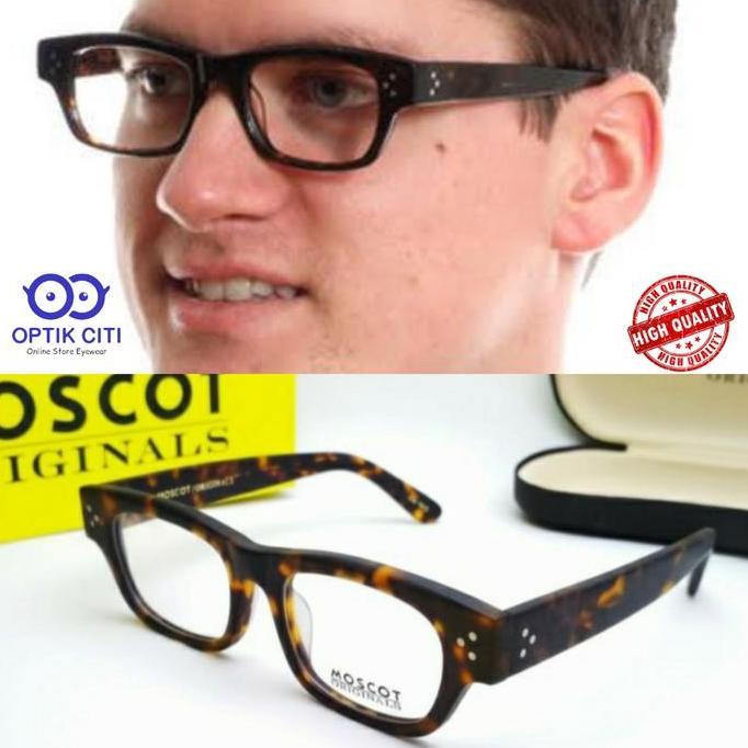 frame kacamata pria kotak moscot hyman premium grade original