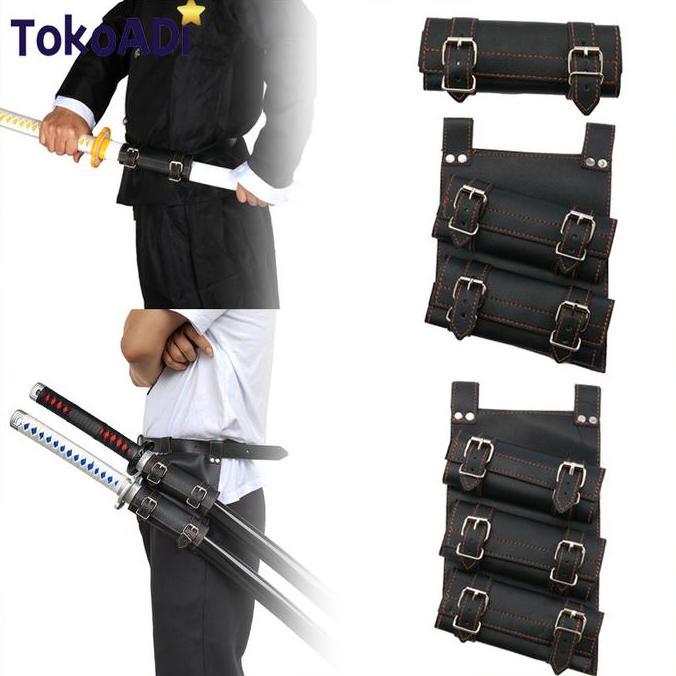 Belt Sabuk Pedang /Belt Pedang Kulit Sarung Pinggang 1/2/3 Slot