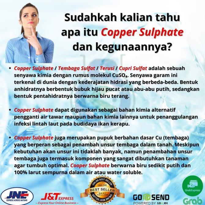 Spesial Cooper Sulphate / Cuso4 / Terusi 1 Kg