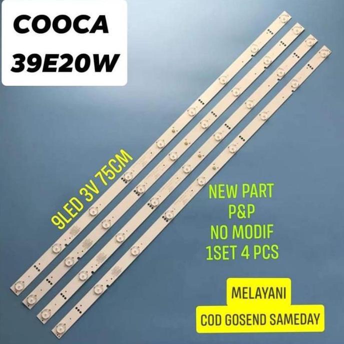 New- Lampu led bl backlight tv coocaa coccaa 39 39e20w 9led 9k 3v