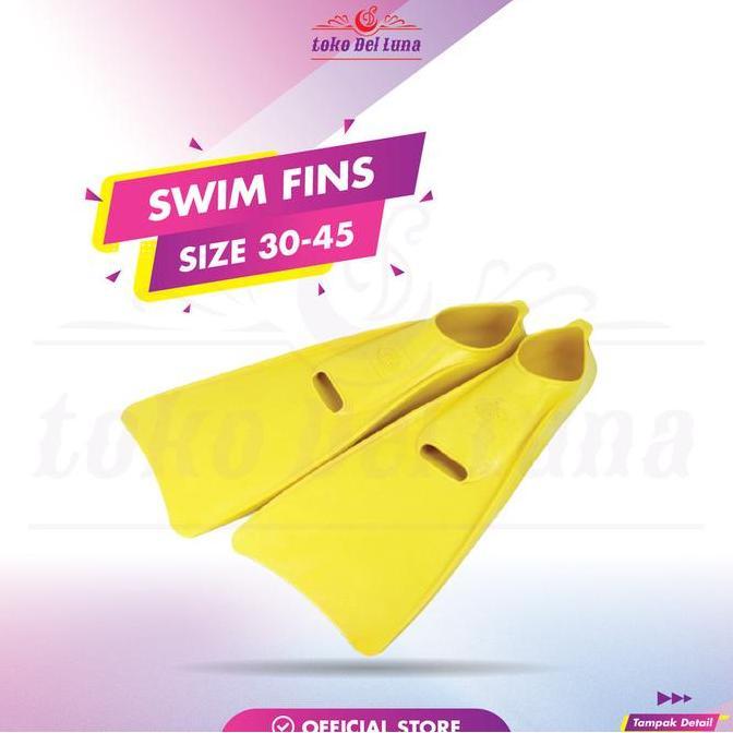 Diskon Pantas Kaki Katak Swim Fin Yellow