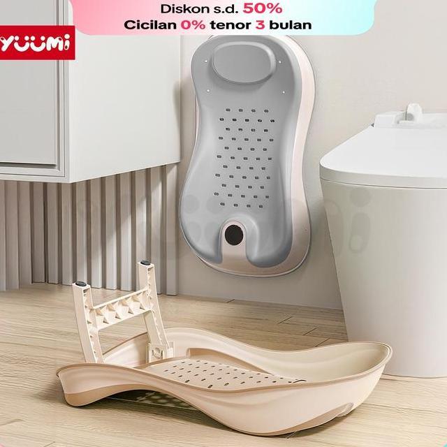 Yuumi Foldable Bak Mandi Bayi Ergonomi Sandarantempat Mandi Bayi Bathtub Portable Bak Mandi Anak Bas