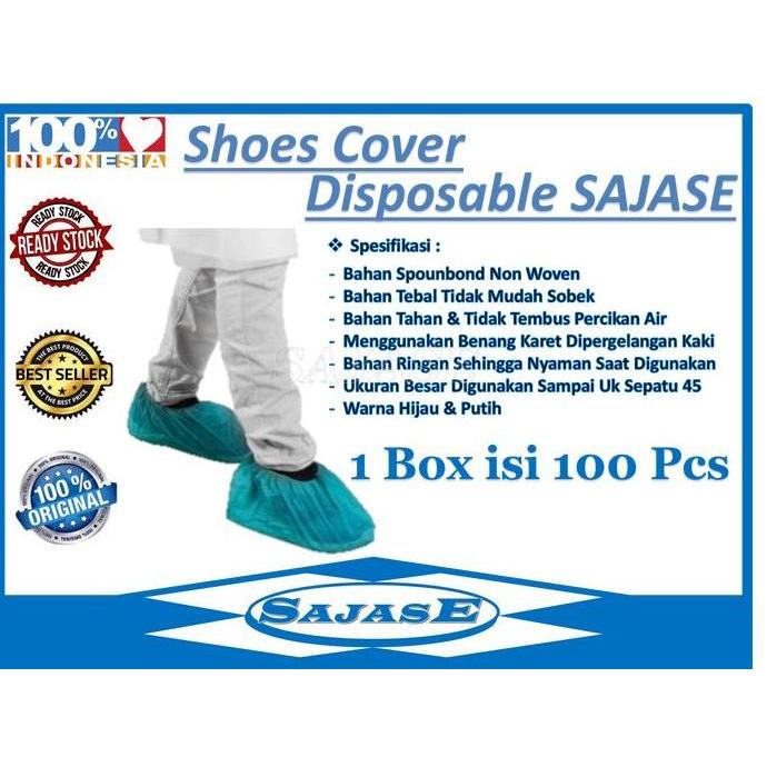 Shoes Cover Medis Disposable Non Woven Eco Green Cover Shoes Medis
