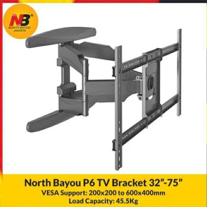 Breket Bracket Breket TV LCD LED NB P6 North Bayou Breket 32-75inc