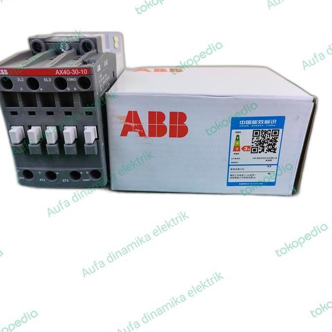 Promo AX40-30-10 220vac ABB Kontactor AX40 30 10 coil 220vac Diskon
